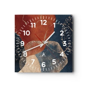 Horloge murale - Pendule murale - La légèreté de l'être - 30x30 cm