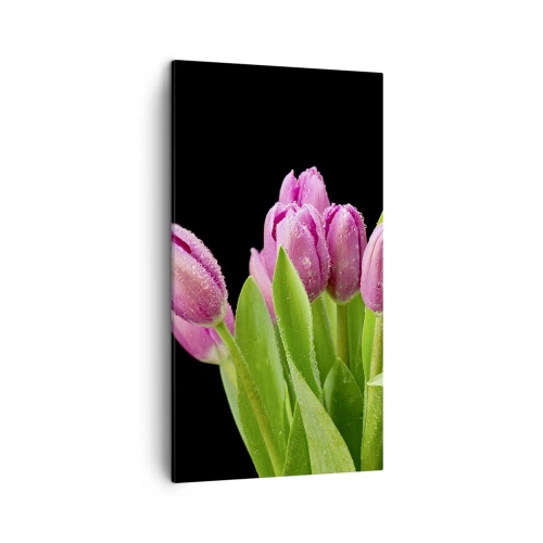 Impression sur toile - Image sur toile - Joie printanière des lilas - 45x80 cm