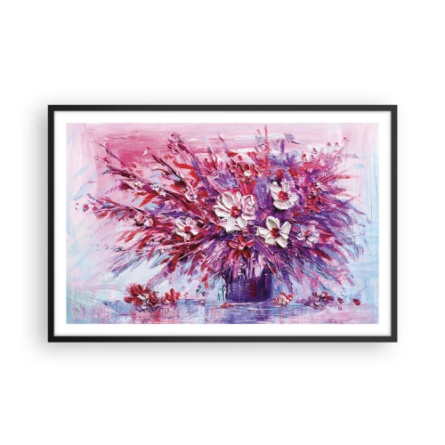 Affiche dans un cadre noir - Poster - Innocence et passion - 91x61 cm