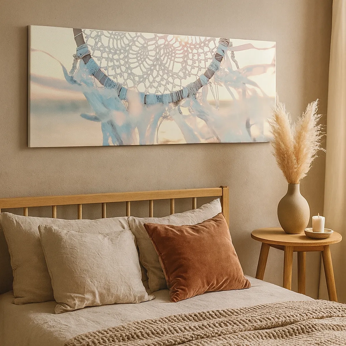 Impression sur toile - Image sur toile - Totem en dentelle - 30x30 cm