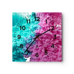 Horloge murale - Pendule murale - Rencontre finale - 30x30 cm