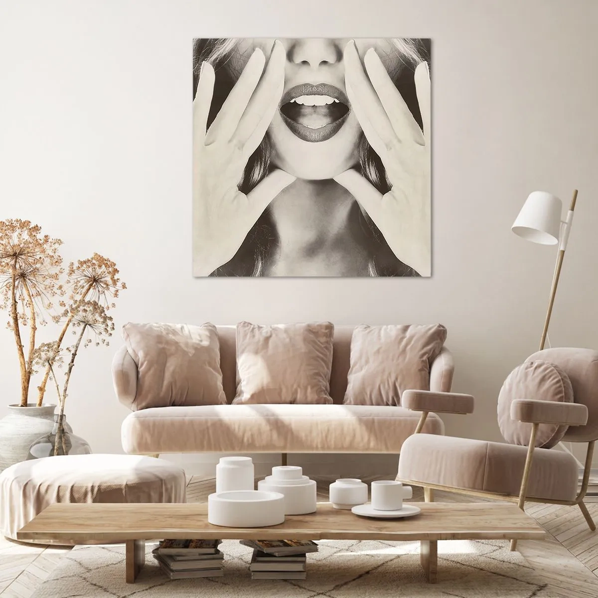 Impression sur toile - Image sur toile - J'arrive! - 70x70 cm