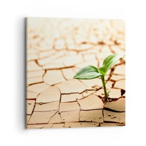 Impression sur toile - Image sur toile - La force indomptable de la vie - 70x70 cm