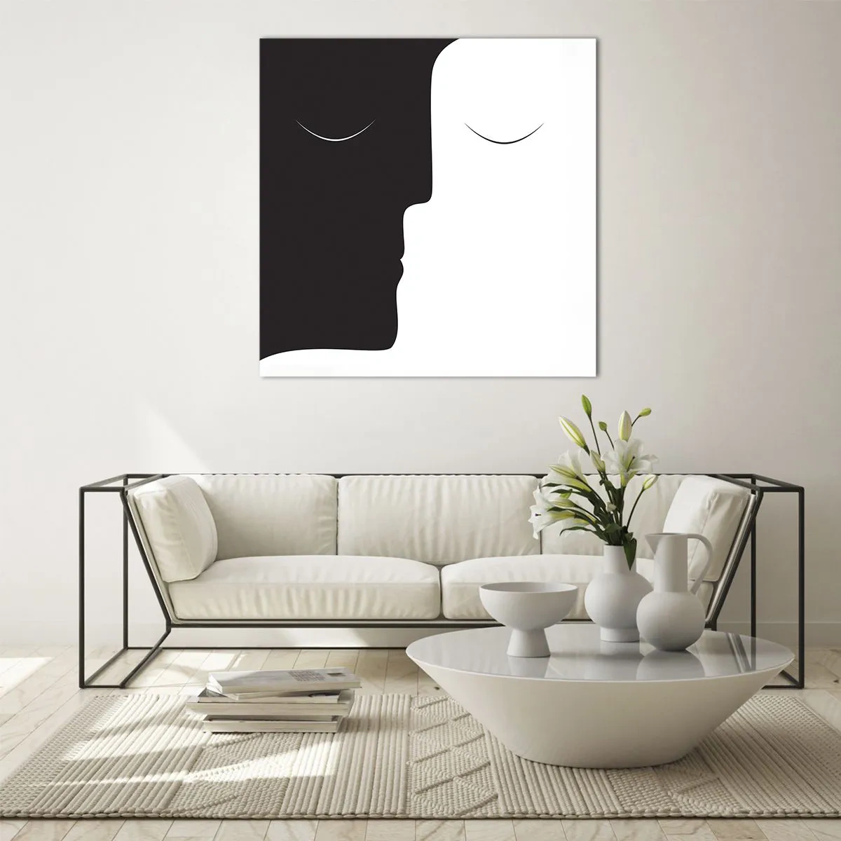 Impression sur verre - Image sur verre - Unité des contraires - 60x60 cm