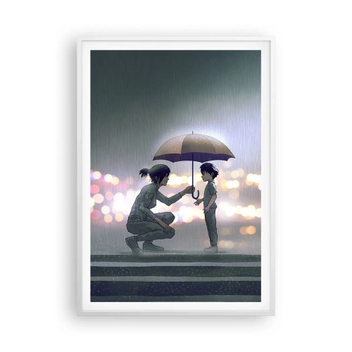 Affiche dans un cadre blanc - Poster - Et maintenant, tout va bien - 70x100 cm