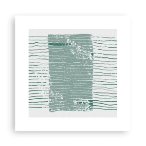Affiche - Poster - Abstraction de la mer - 30x30 cm