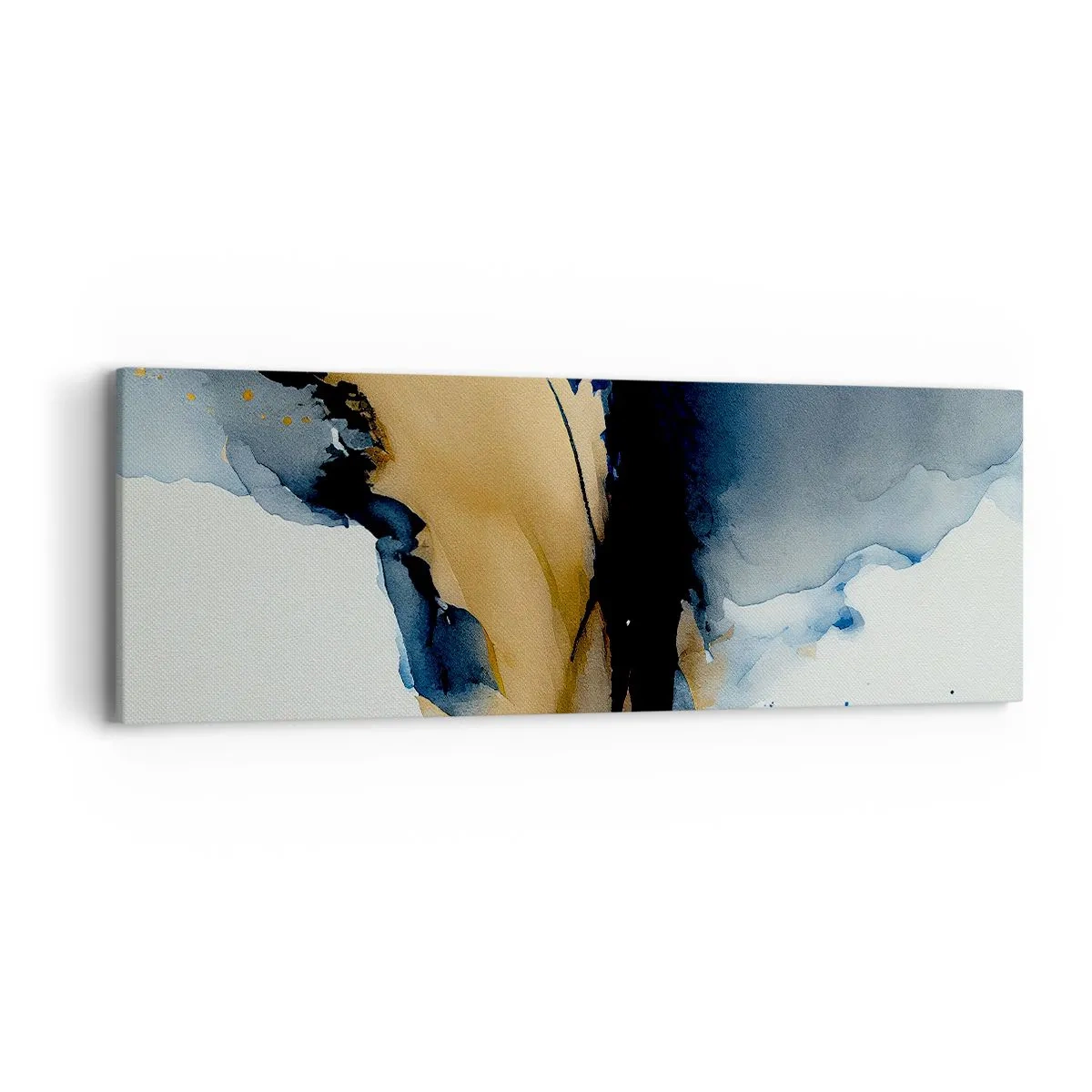 Impression sur toile - Image sur toile - Derrière le rideau - 90x30 cm