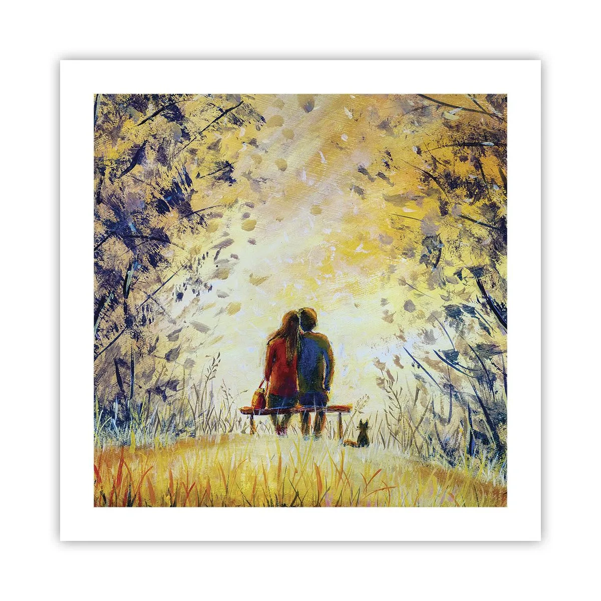 Affiche - Poster - Moment magique - 50x50 cm