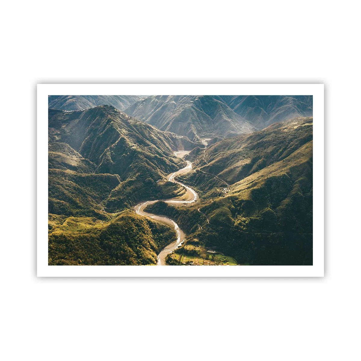 Affiche - Poster - Directement du coeur des montagnes - 91x61 cm