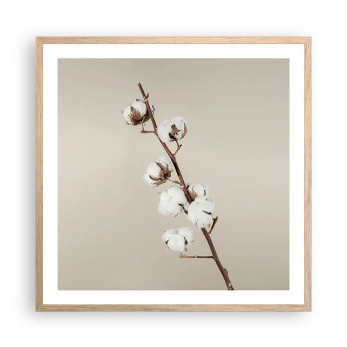 Affiche dans un chêne clair - Poster - A la source de la douceur - 60x60 cm