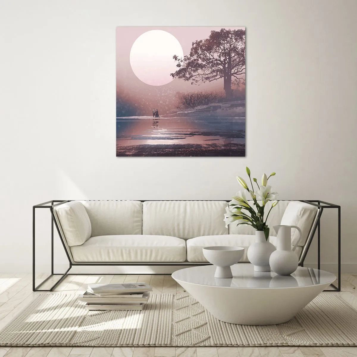 Impression sur verre - Image sur verre - Merveilles de la nuit - 70x70 cm