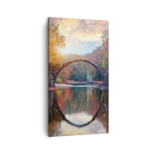 Impression sur toile - Image sur toile - De l'autre cote du miroir - 45x80 cm