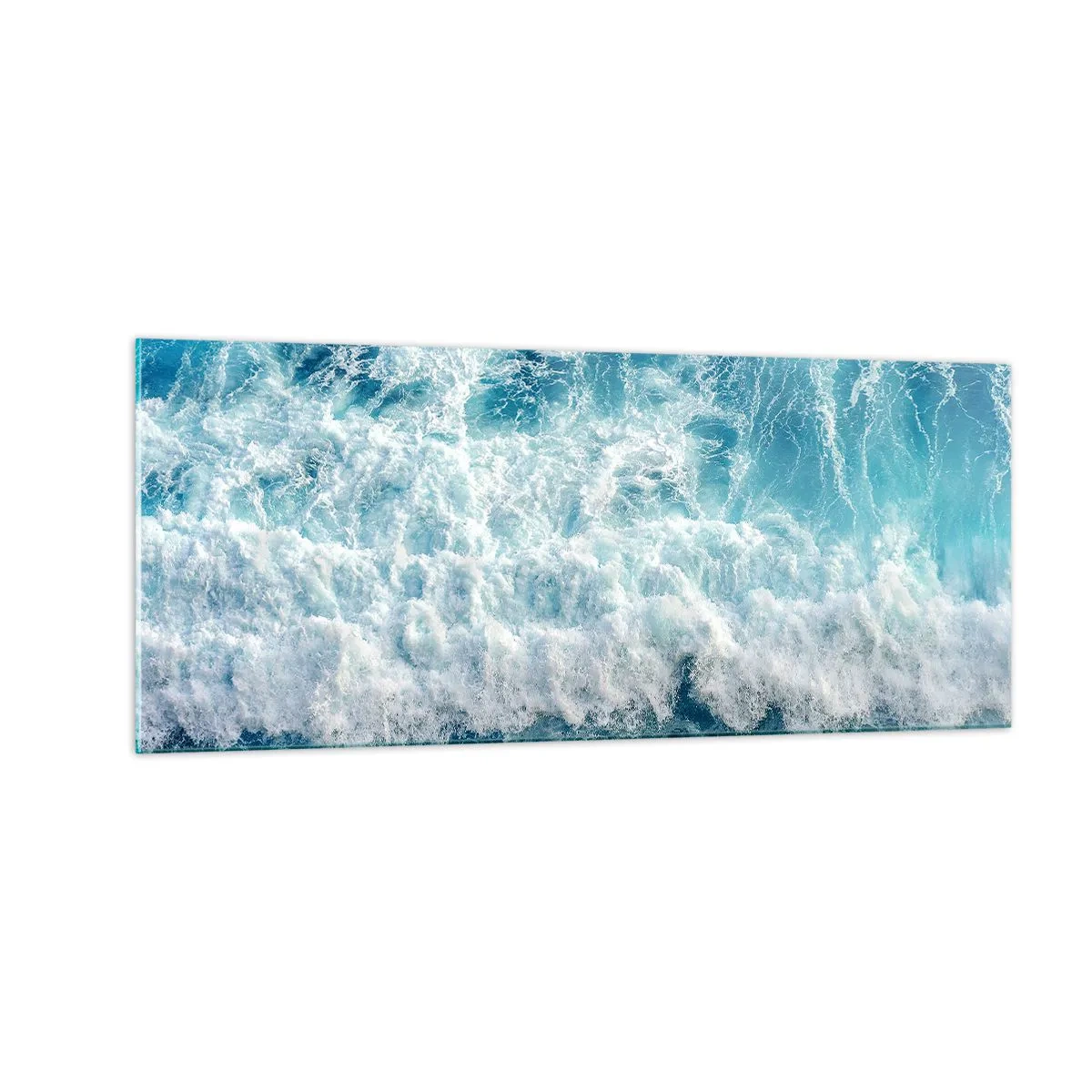 Impression sur verre - Image sur verre - Joyeusement et en sautant - 100x40 cm