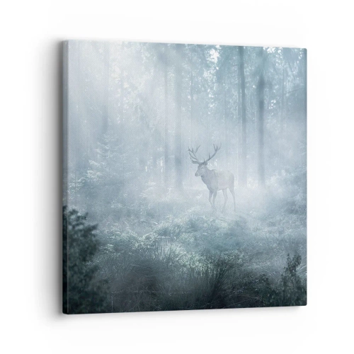 Impression sur toile - Image sur toile - Visite matinale du domaine - 30x30 cm