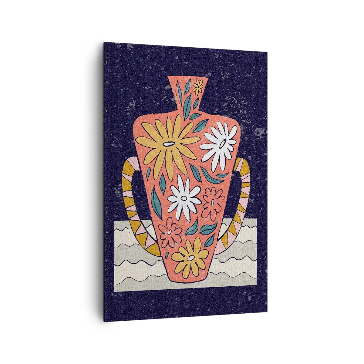 Impression sur toile - Image sur toile - Cruche peinte - 80x120 cm