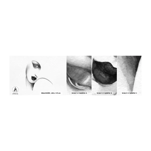 Échantillon De Papier Peint Standard Eco - Dans le style de Lempicka - Portrait d'une femme, Visage de femme, Morceau - 100x30 cm