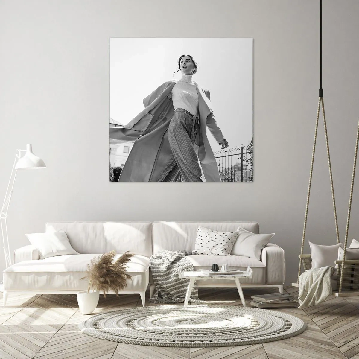Impression sur toile - Image sur toile - Tu viens avec moi? - 30x30 cm
