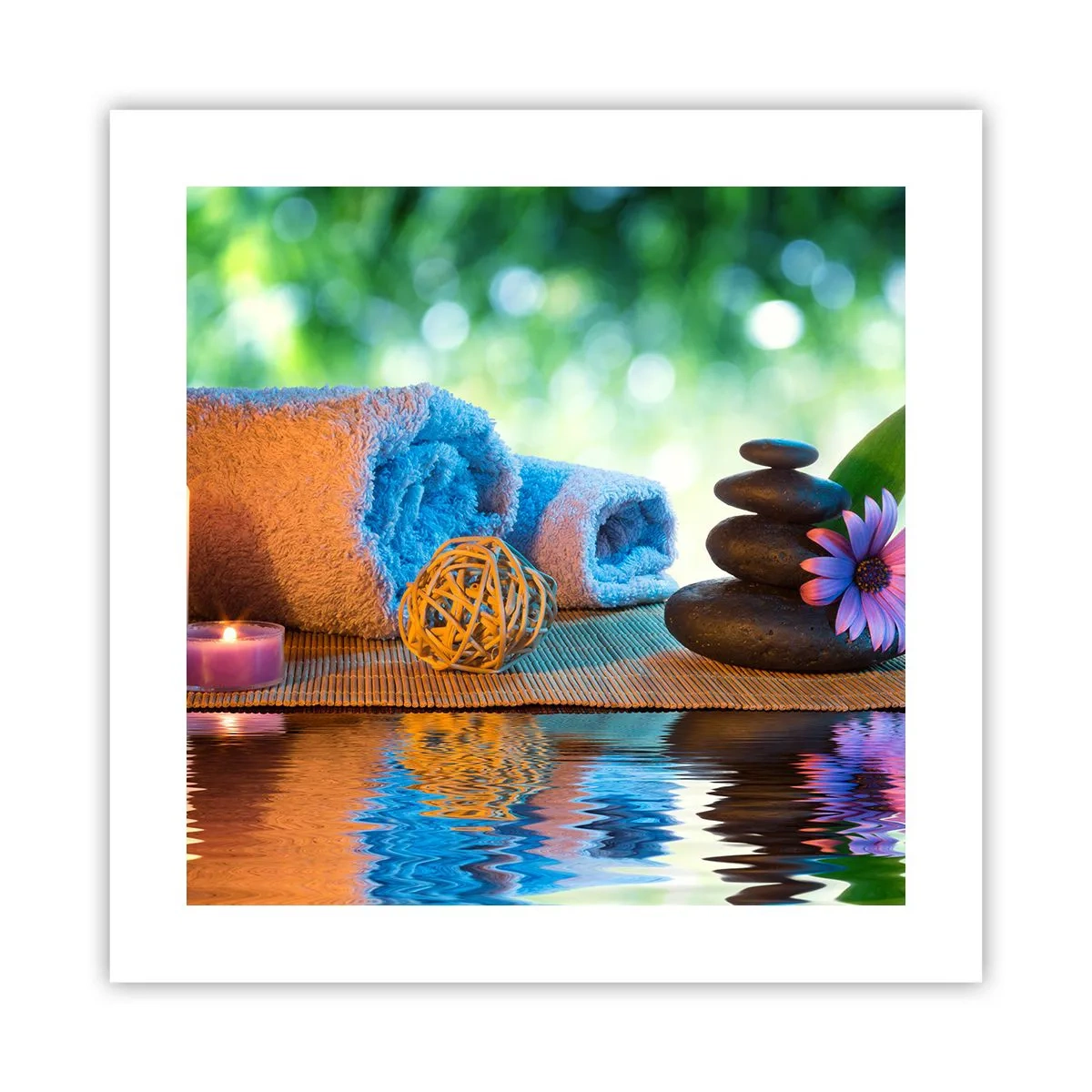 Affiche - Poster - Temps pour le corps - 40x40 cm