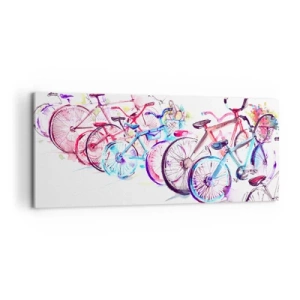 Impression sur toile - Image sur toile - Congrès du club Antymoto - 100x40 cm