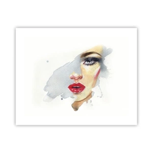 Affiche - Poster - Reflet dans une goutte d'eau - 50x40 cm