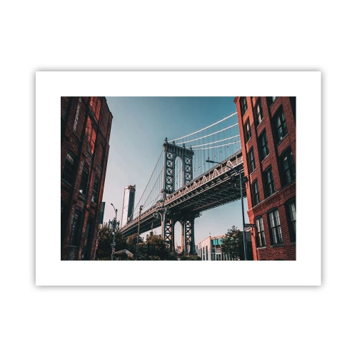 Affiche - Poster - Sur les vagues de la ville - 40x30 cm