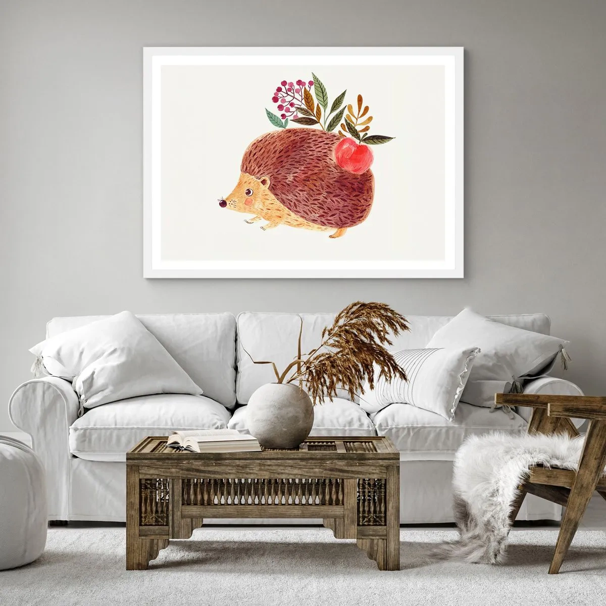 Affiche dans un cadre blanc - Poster - Et tu m’apprécies déjà - 40x40 cm