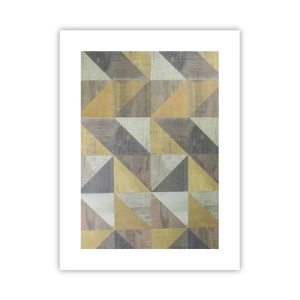 Affiche - Poster - Suivant l'angle du triangle - 30x40 cm