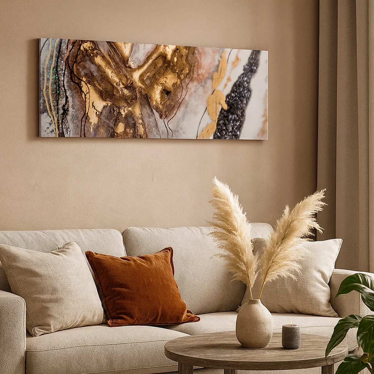 Impression sur toile - Image sur toile - Élément de la terre - 30x30 cm