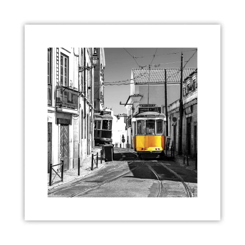 Affiche - Poster - L'âme de Lisbonne - 30x30 cm