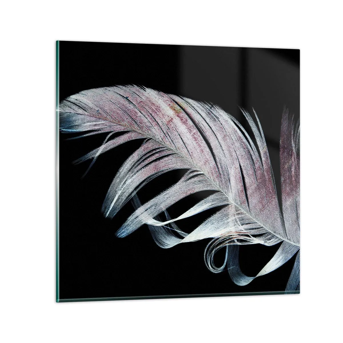 Impression sur verre - Image sur verre - Pensez au toucher - 30x30 cm