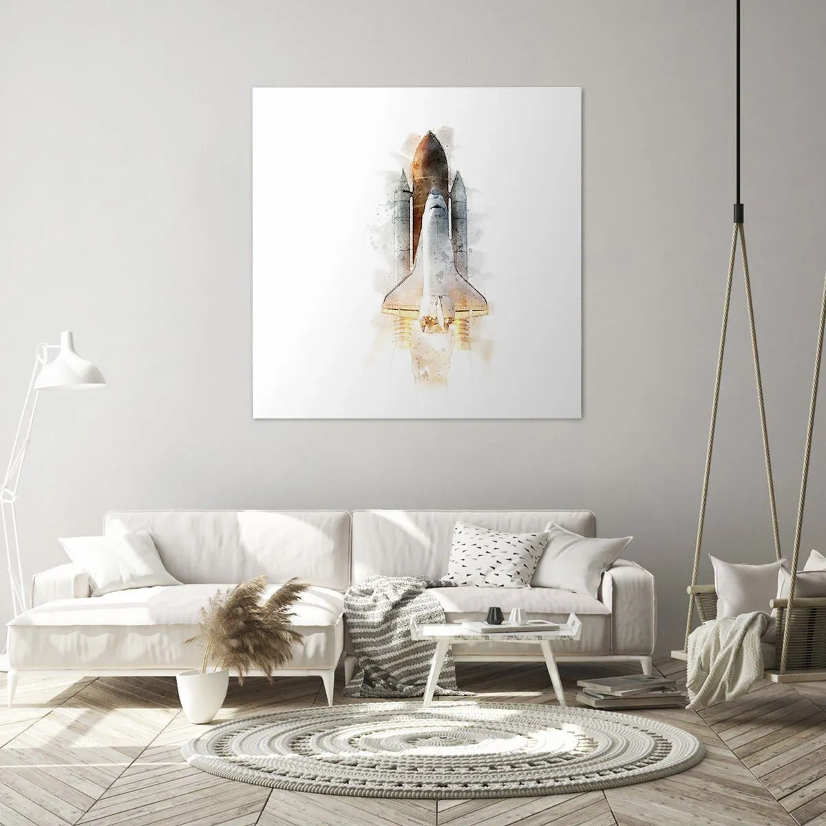 Impression sur toile - Image sur toile - Des explorateurs pour commencer - 60x60 cm