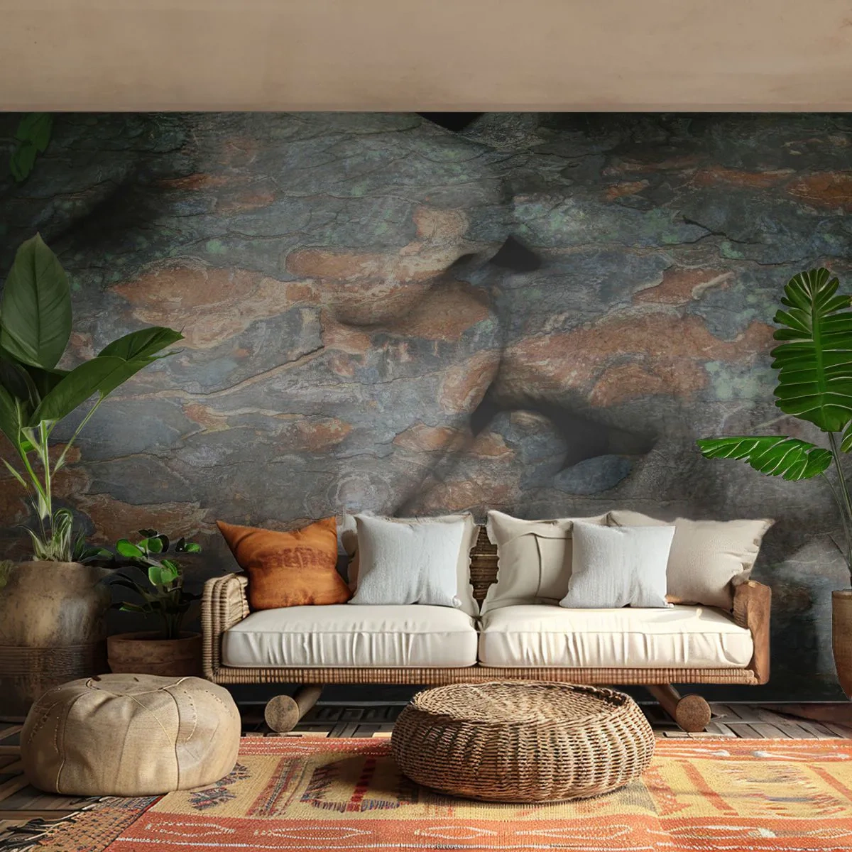 Papier Peint Autocollant Deluxe Sticker - Ensemble pour toujours - Personnes, Abstraction, Graphique - 350x256 cm