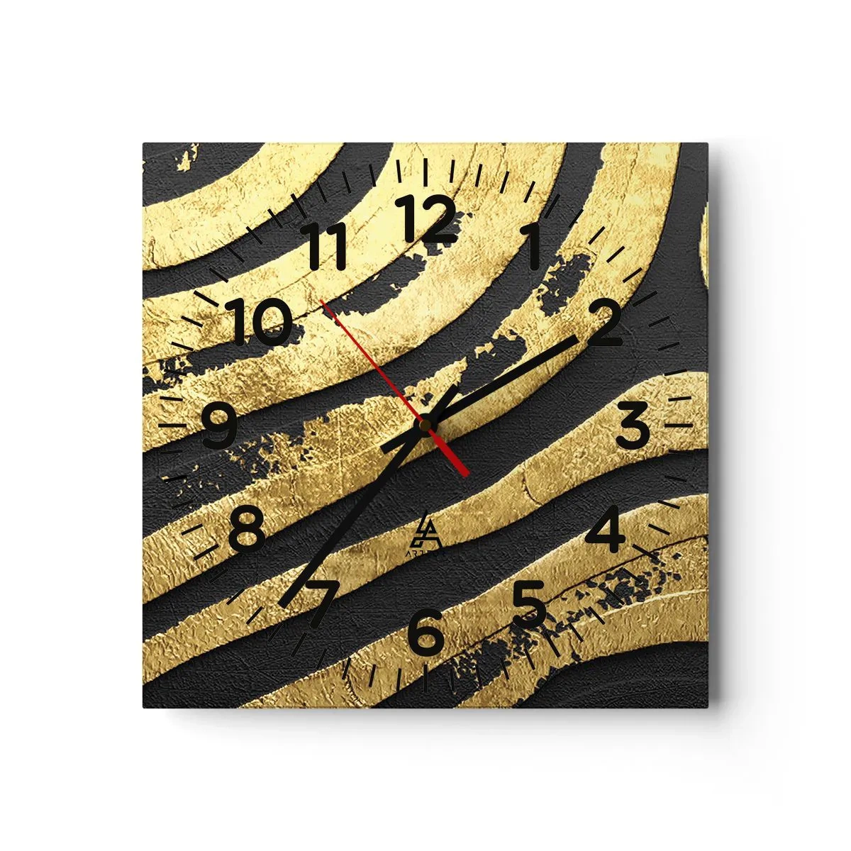 Horloge murale - Pendule murale - Tout coule - 40x40 cm