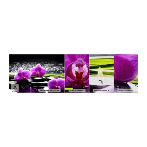 Échantillon de Papier Peint Premium Sand - Se noyer dans la paix et la tranquillité - Fleurs, Orchidée, Orchidée - 100x30 cm