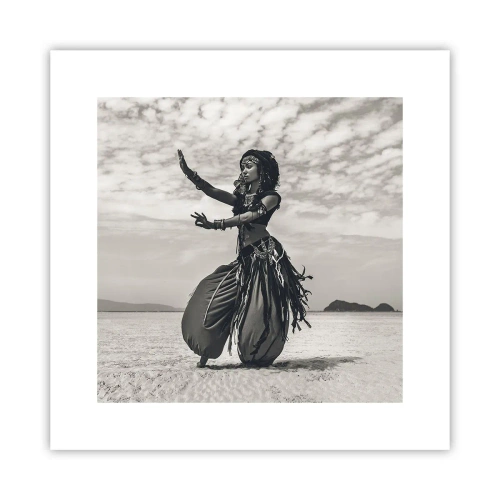 Affiche - Poster - Danse des îles du sud - 30x30 cm