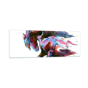 Impression sur verre - Image sur verre - Dans le ravissement - 90x30 cm