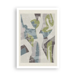 Affiche - Poster - Composition derrière la vitre - 70x100 cm