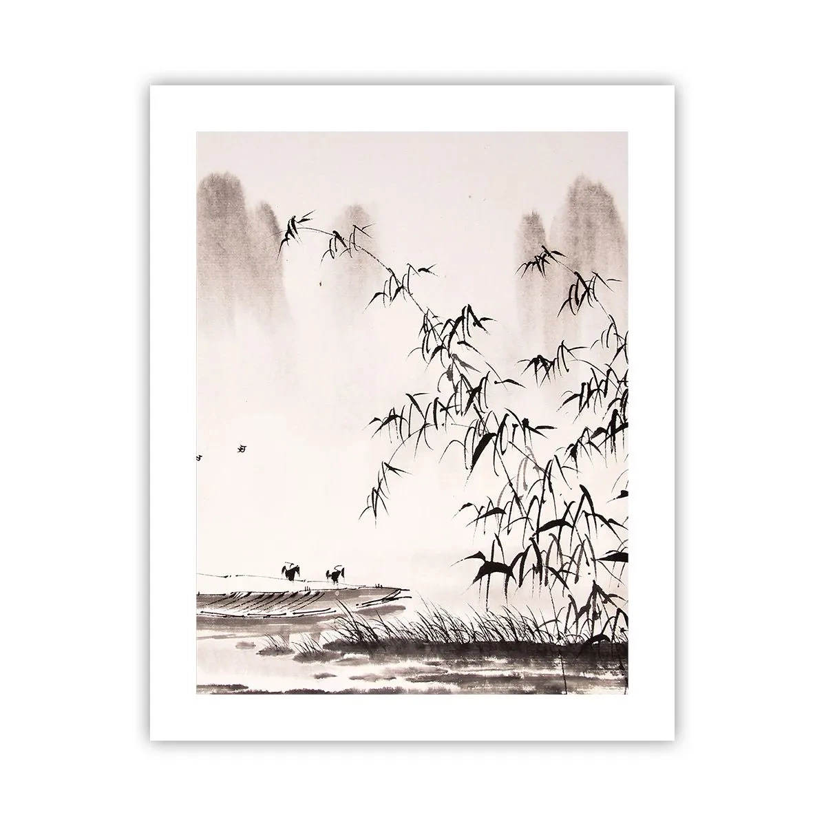 Affiche - Poster - Le silence des rizières - 40x50 cm