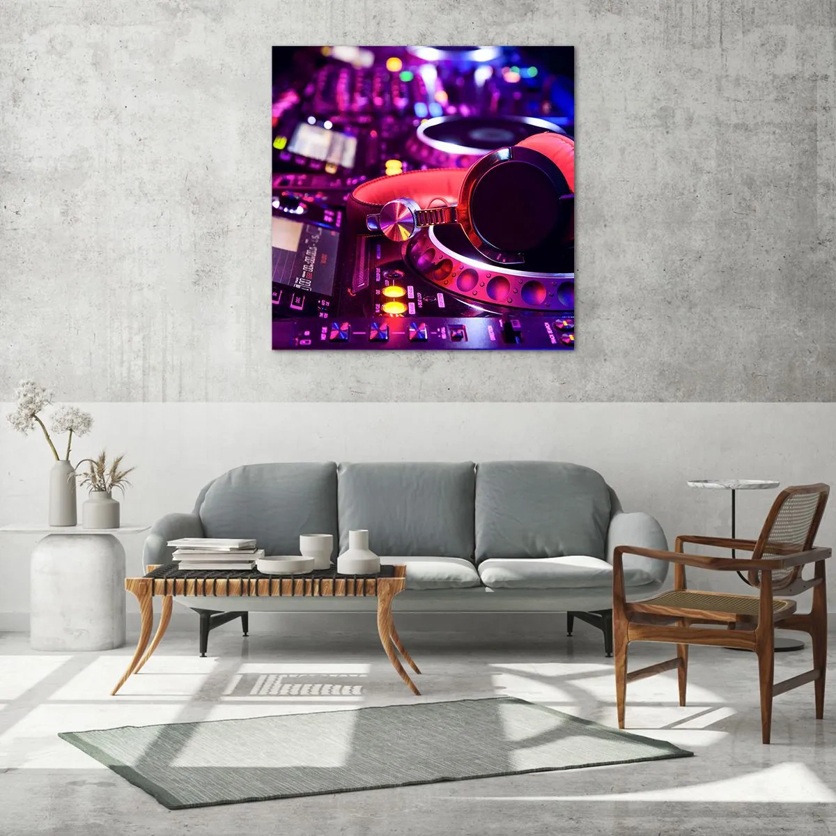 Impression sur verre - Image sur verre - Avant que le plaisir ne commence - 70x70 cm
