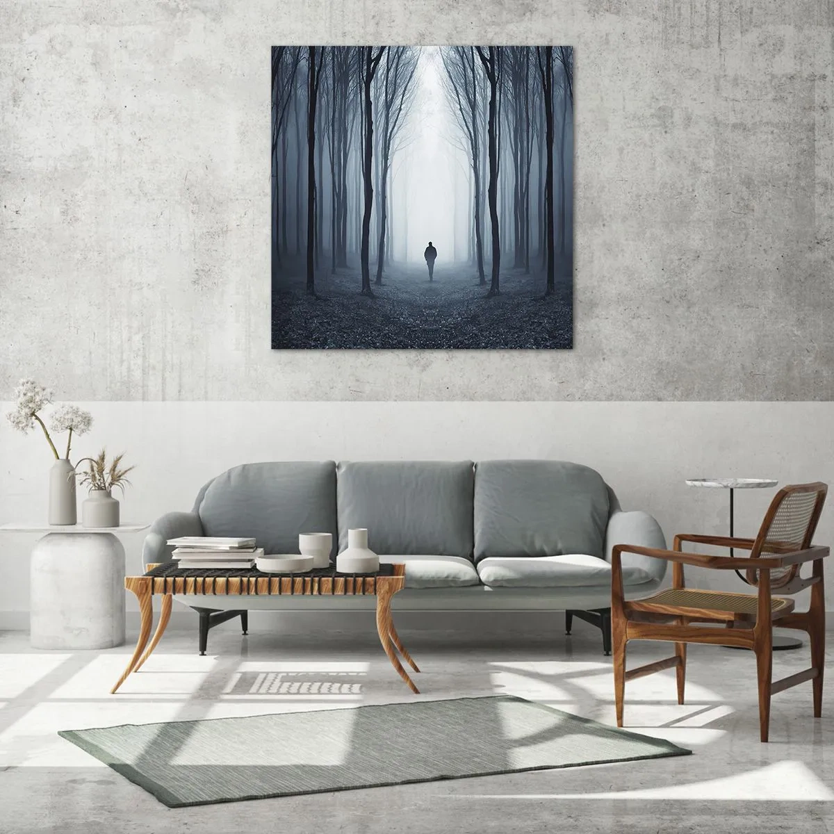 Impression sur verre - Image sur verre - Tout est simple et clair - 70x70 cm