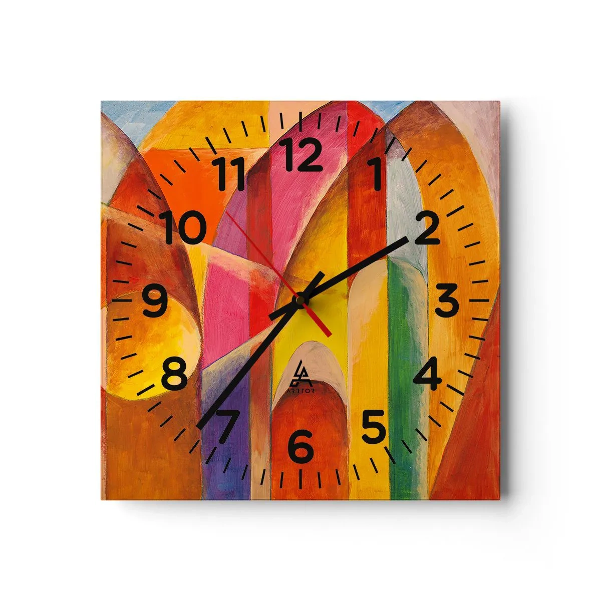 Horloge murale - Pendule murale - Cathédrale du soleil - 40x40 cm