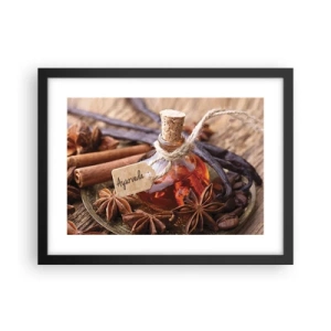 Affiche dans un cadre noir - Poster - Vers l'unité du corps et de l'esprit - 40x30 cm