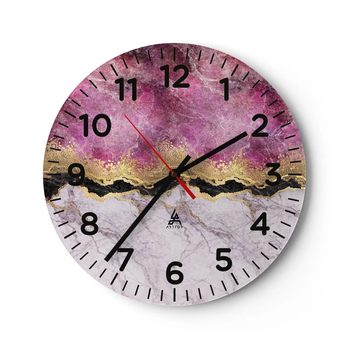 Horloge murale - Pendule murale - À la frontière - 30x30 cm