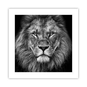 Affiche - Poster - En vêtement de sacre - 40x40 cm