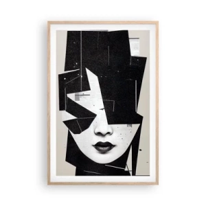 Affiche dans un chêne clair - Poster - Profondément caché - 61x91 cm