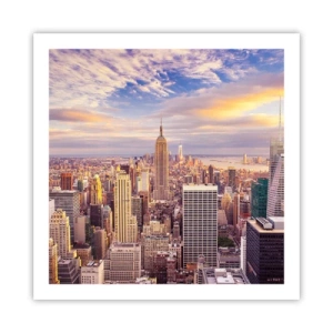 Affiche - Poster - Atteindre les nuages ​​eux-mêmes - 60x60 cm