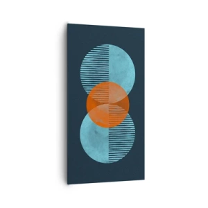 Impression sur toile - Image sur toile - Composition symétrique - 65x120 cm