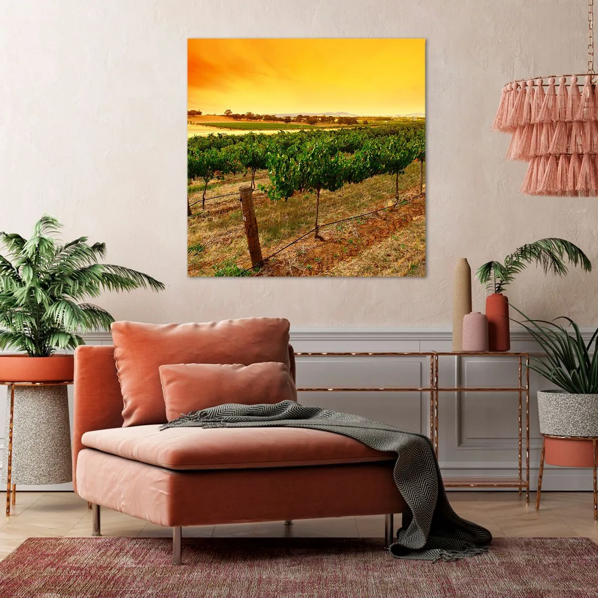 Impression sur toile - Image sur toile - S'abreuver du soleil - 70x70 cm