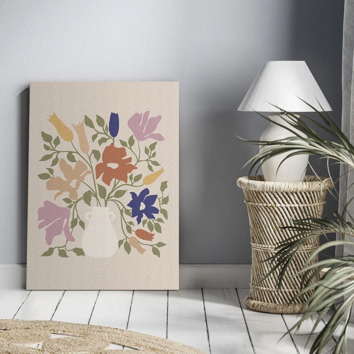 Impression sur toile - Image sur toile - Bouquet délicat - 70x100 cm
