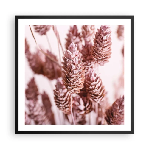 Affiche dans un cadre noir - Poster - Apparemment discret - 60x60 cm